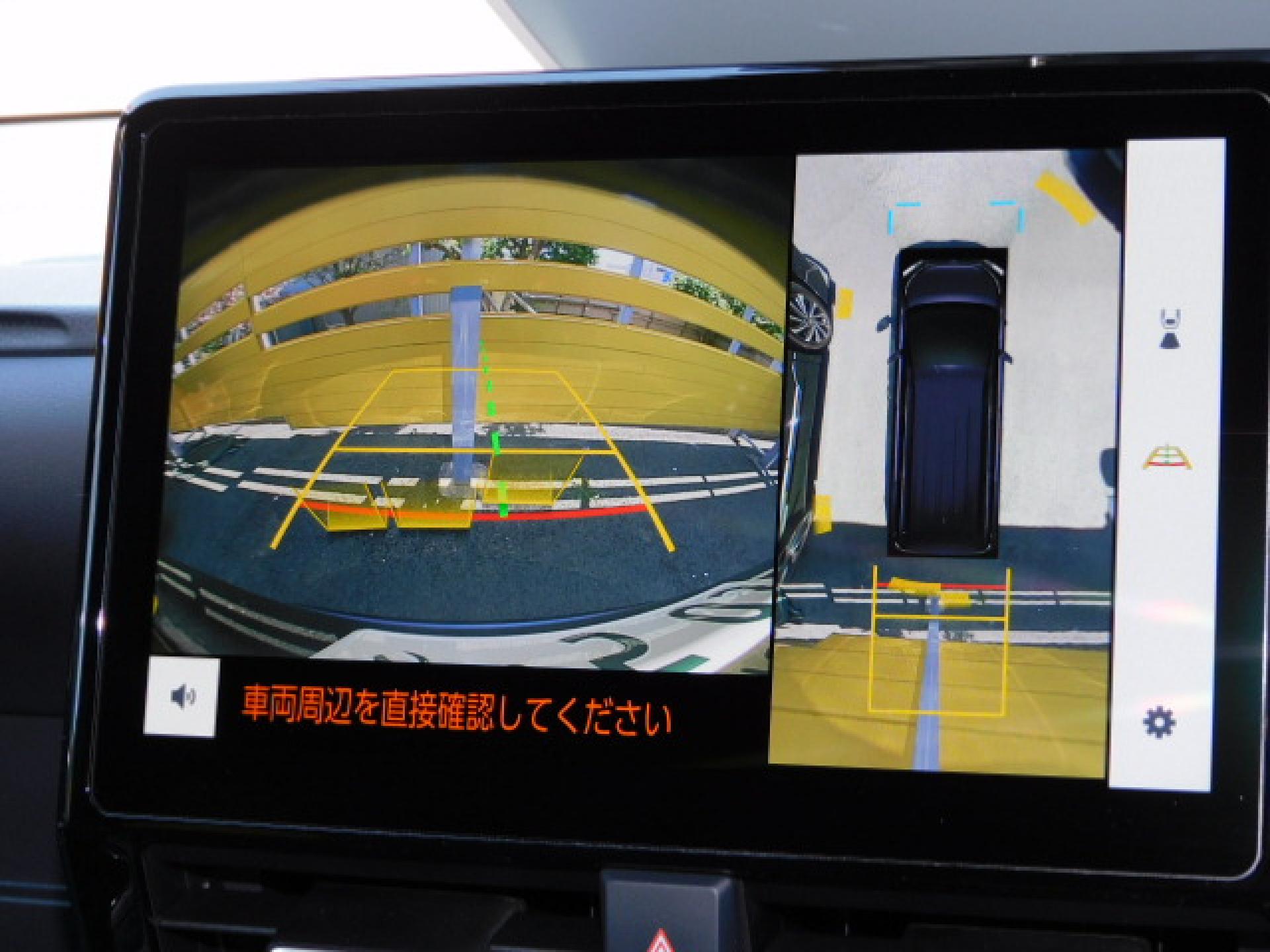 パノラミックビューモニター＋パーキングサポートブレーキ（後方歩行者）（※）メーカーオプション トヨタチームメイト