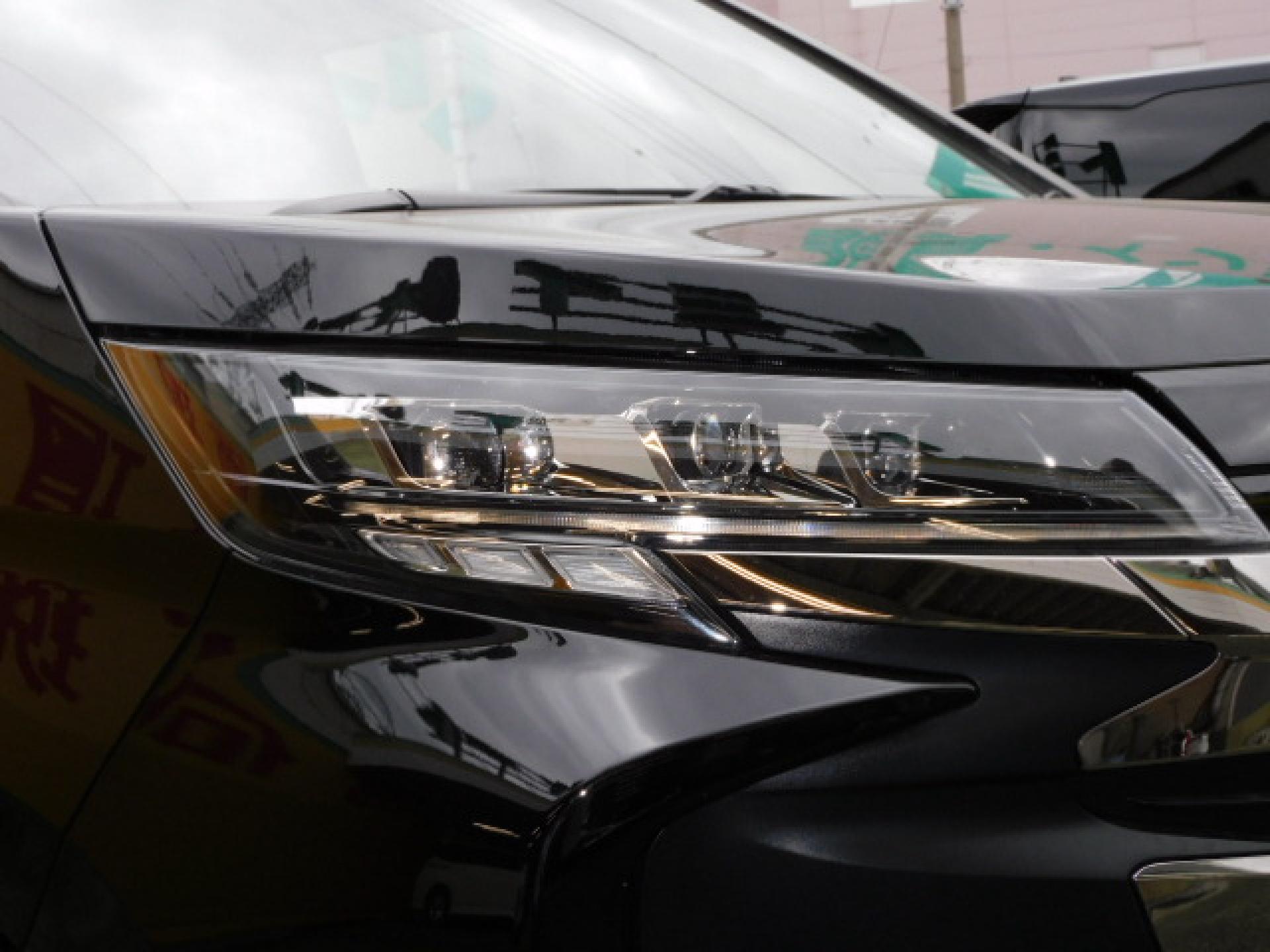オートレベリング機能付プロジェクター式3眼LEDヘッドランプ＋アダプティブハイビームシステム（※）メーカーオプション