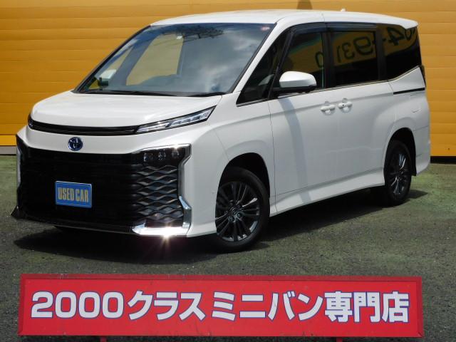 5年式 ヴォクシー 1.8 ハイブリッド S-Z E-Four 4WD 10.5インチディスプレイオーディオPlus + ITS Connect & 14インチフリップダウンモニター 3眼プロジェクターLED ブラインドスポットモニター ドライビングサポート & 快適利便パッケージHigh トヨタチームメイト 寒冷地仕様 ドライブレコーダー