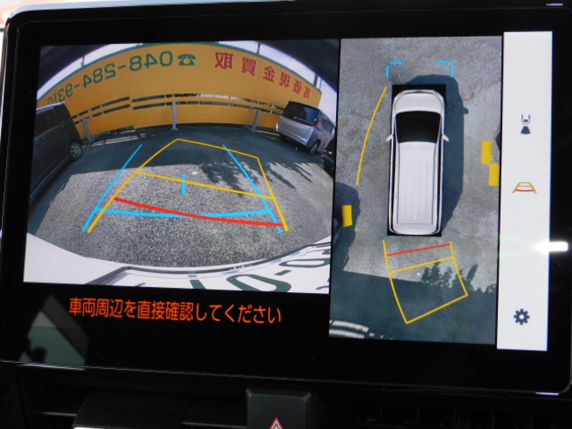 パノラミックビューモニター＋パーキングサポートブレーキ（後方歩行者）（※）メーカーオプション トヨタチームメイト