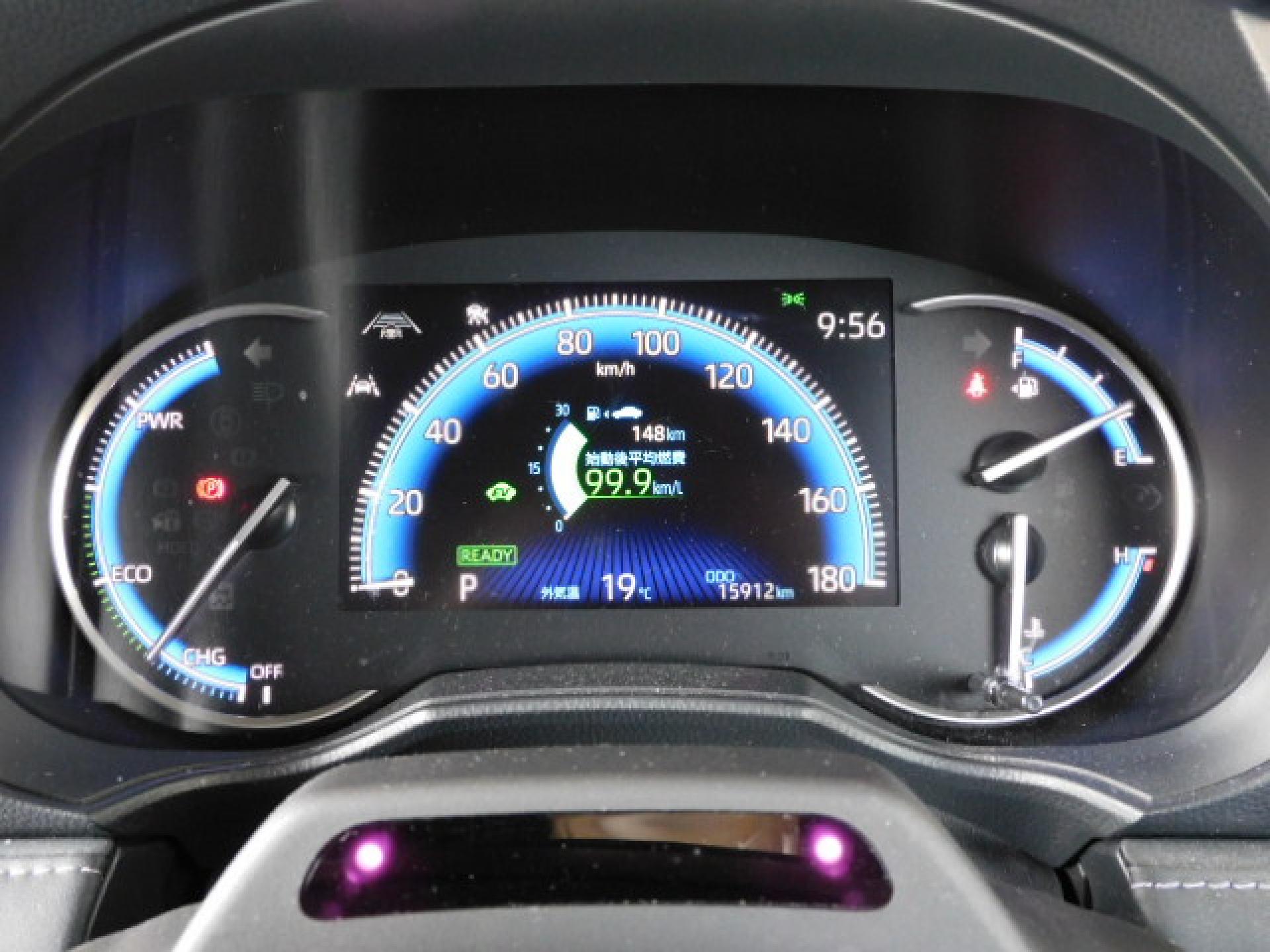 ハイブリッド専用オプティトロンメーター+7インチマルチインフォメーションディスプレイ、ドライバーモニターカメラ(※)メーカーオプション