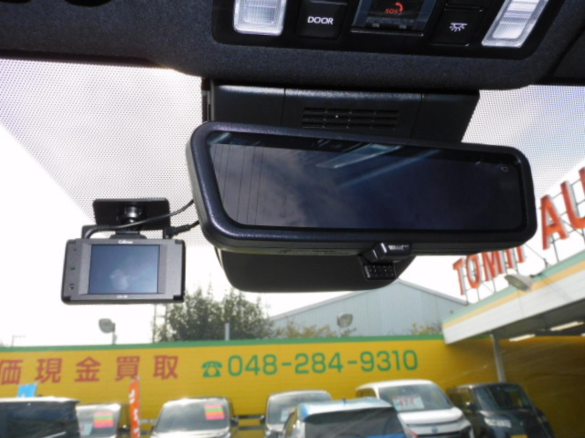 前後ドライブレコーダー(セルスター CD-50)、デジタルインナーミラー(※)メーカーオプション ドライビングサポートパッケージ