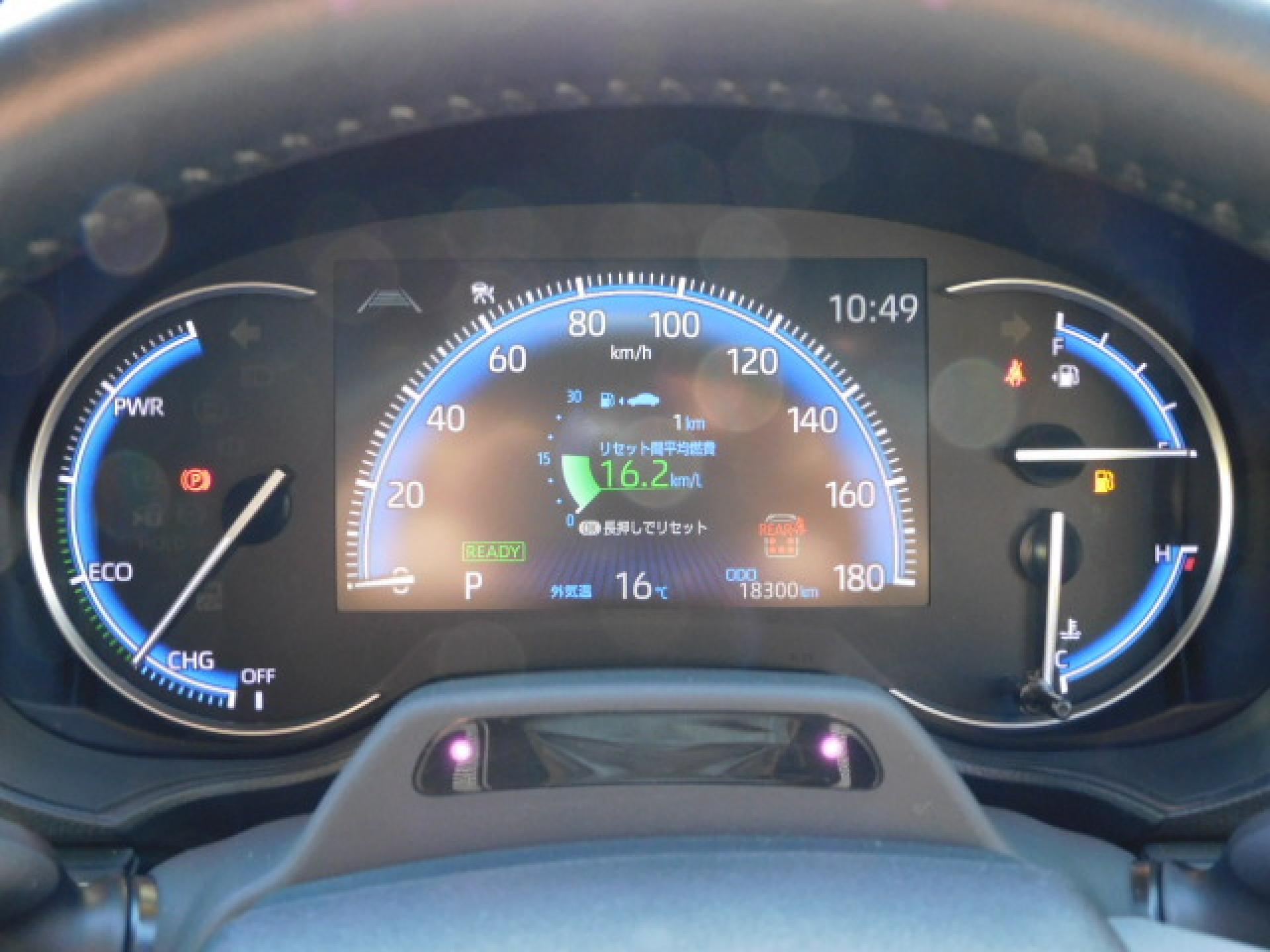 ハイブリッド専用オプティトロンメーター＋7インチマルチインフォメーションディスプレイ、ドライバーモニターカメラ（※）メーカーオプション