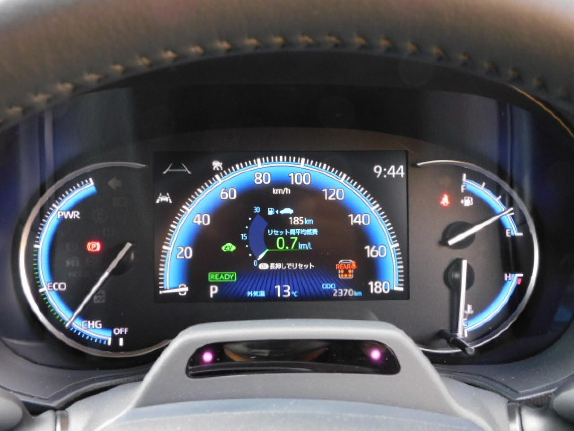 ハイブリッド専用オプティトロンメーター＋7インチマルチインフォメーションディスプレイ、ドライバーモニターカメラ（※）メーカーオプション