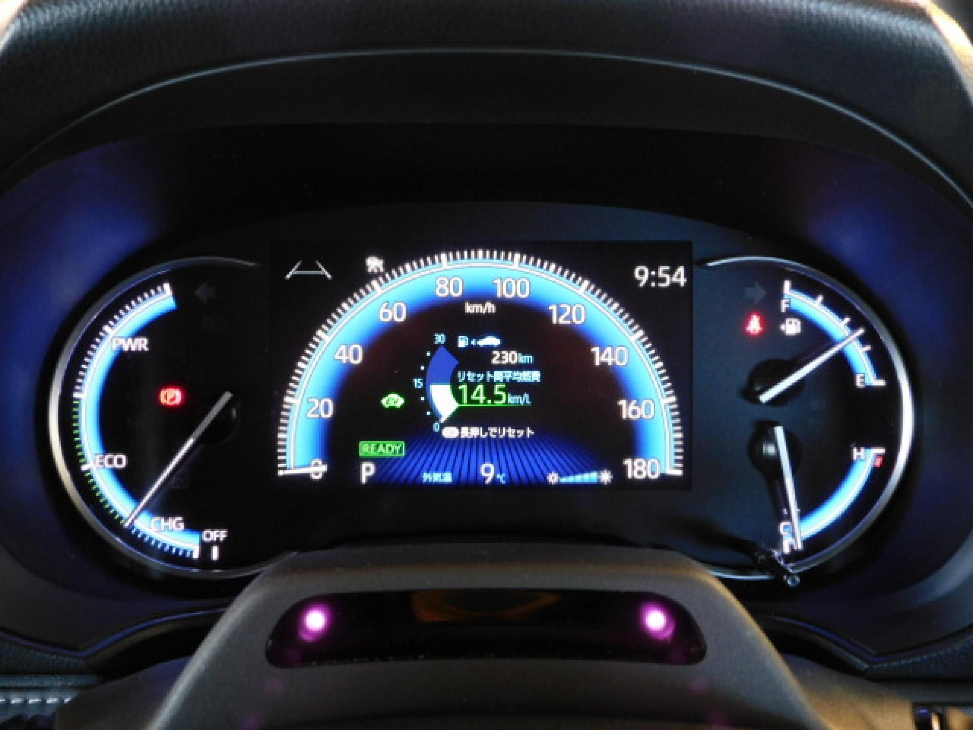 ハイブリッド専用オプティトロンメーター＋7インチマルチインフォメーションディスプレイ、ドライバーモニターカメラ（※）メーカーオプション