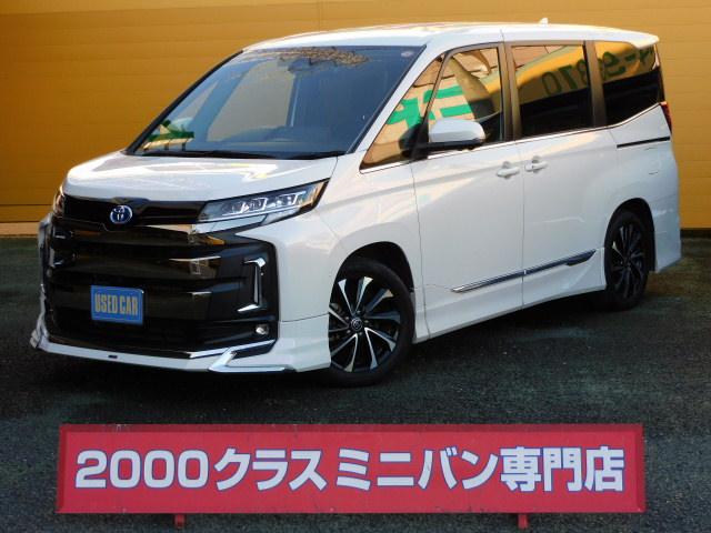 4年式　ノア　1.8 ハイブリッド　S-Z　モデリスタエアロ　10.5インチディスプレイオーディオPlus ＆ 14インチフリップダウンモニター　3眼プロジェクターLED　ブラインドスポットモニター　ドライビングサポート ＆ 快適利便パッケージHigh　トヨタチームメイト　寒冷地仕様　ドライブレコーダー