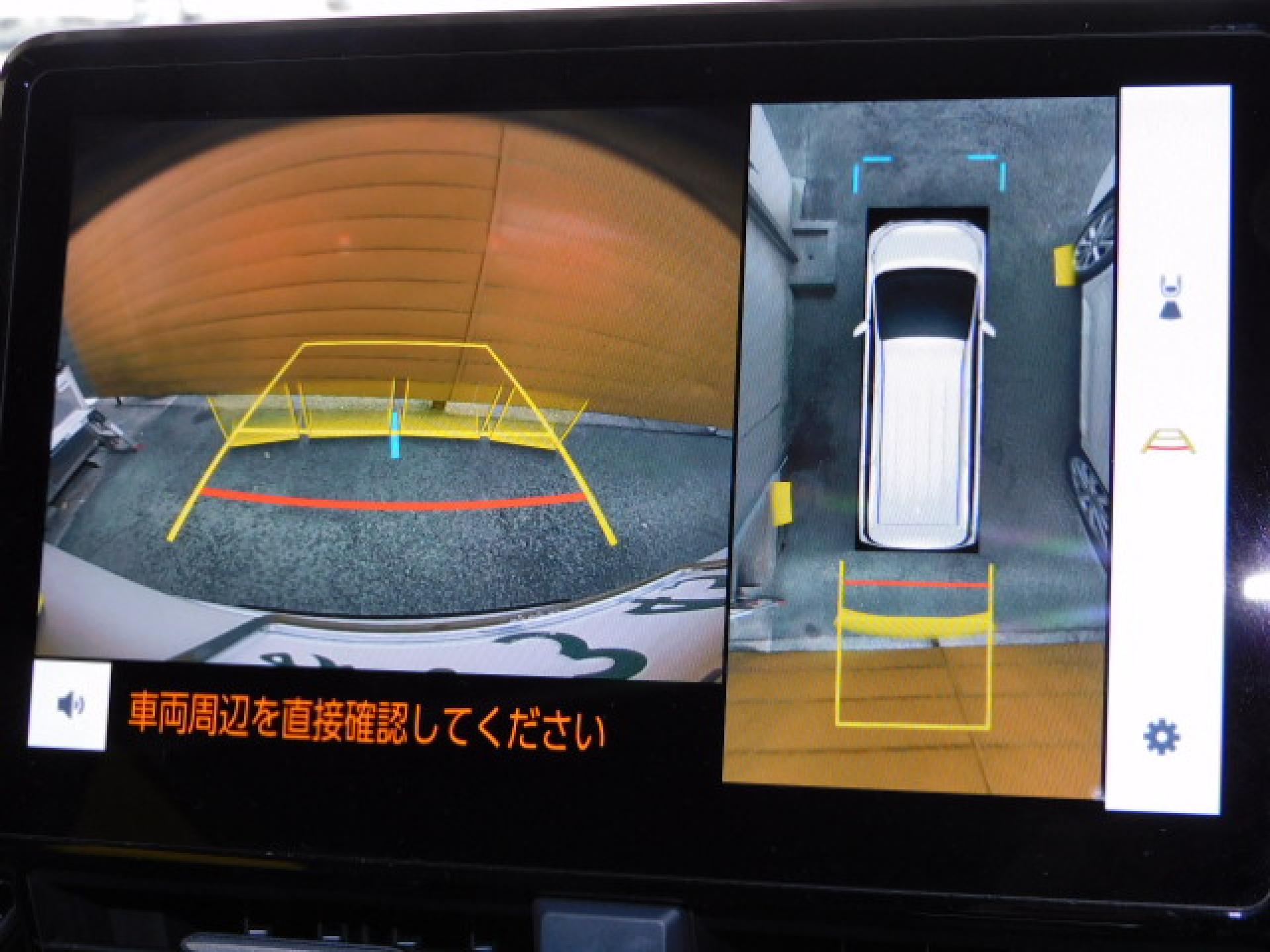 パノラミックビューモニター+パーキングサポートブレーキ(後方歩行者)(※)メーカーオプション トヨタチームメイト