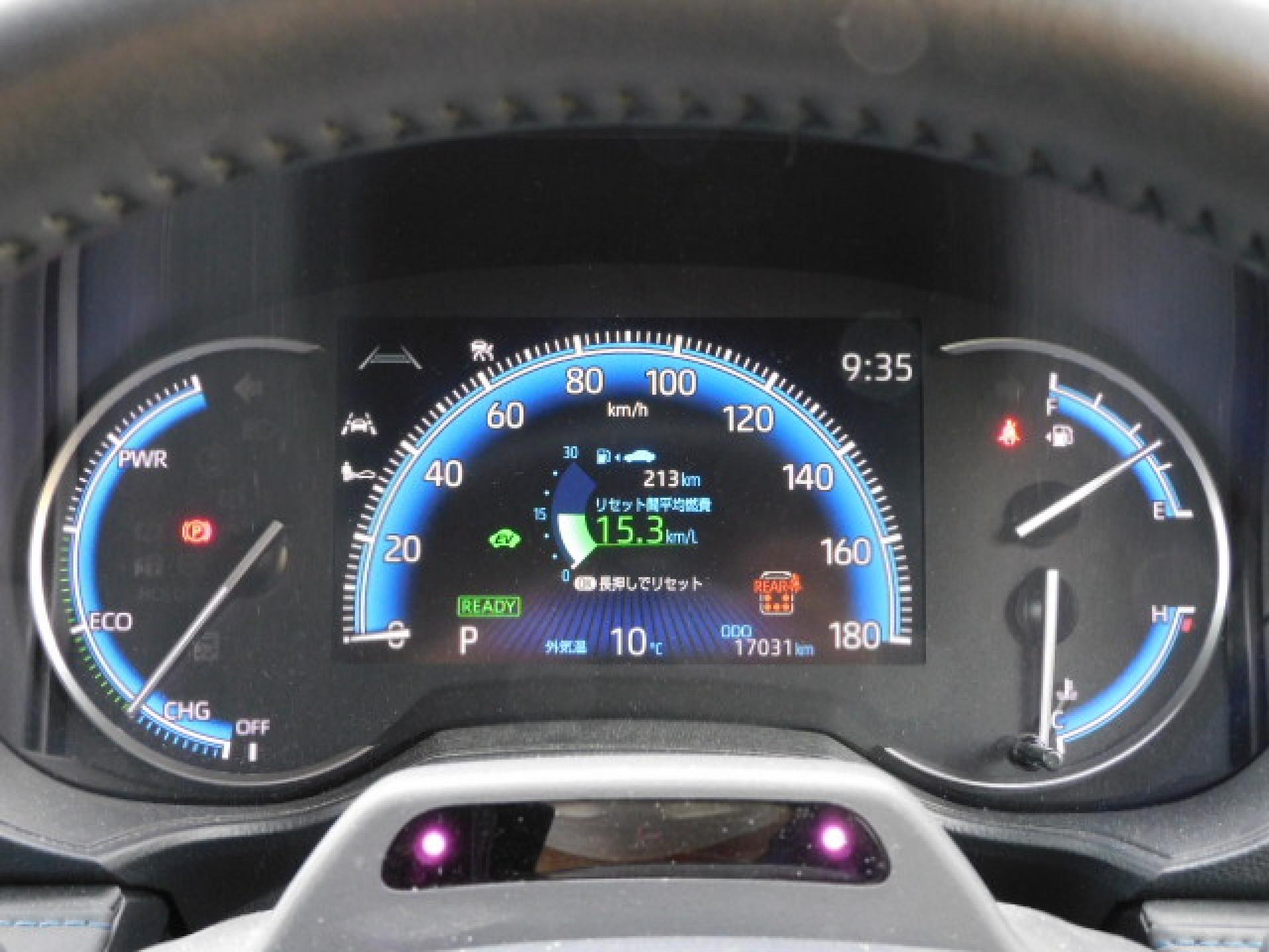 ハイブリッド専用オプティトロンメーター＋7インチマルチインフォメーションディスプレイ、ドライバーモニターカメラ（※）メーカーオプション