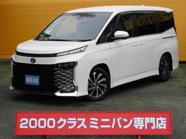 5年式　ヴォクシー　1.8 ハイブリッド　S-Z　10.5インチディスプレイオーディオPlus ＆ 14インチフリップダウンモニター　3眼プロジェクターLED　ブラインドスポットモニター　ユニバーサルステップ　ドライビングサポート ＆ 快適利便パッケージHigh　トヨタチームメイト　前後ドライブレコーダー