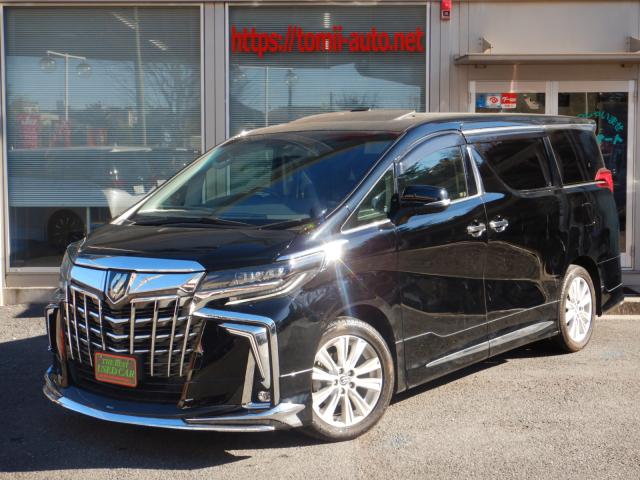 2年式　アルファード25S　ディスプレイオーディオ９型ナビＴＶ　12.1型フリップダウンモニター　ツインムーンルーフ　モデリスタエアロ　両側パワースライドドア　ＣＤ＆ＤＶＤデッキ　ナビ連動ビルトインETC　バックモニター