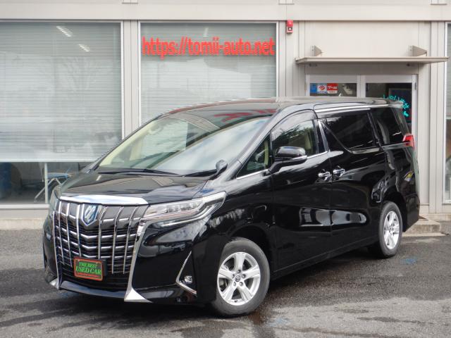 R5年式　アルファードハイブリッド25X-4WD　ディスプレイ9型ナビTV　12.1型フリップダウンモニター　デジタルインナーミラー　ブラインドスポットモニター　両側パワースライドドア　ナビ連動ビルトインETC　100V電源コンセント　バックモニター