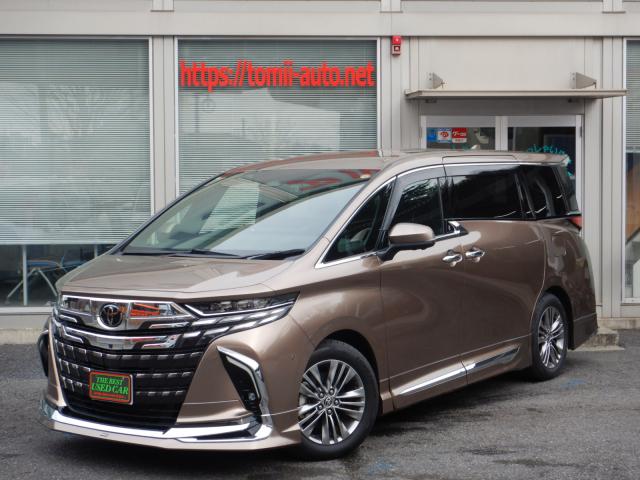 現行型5年式　アルファードハイブリッド25Z　14インチディスプレイナビTV　パノラミックビューモニター　アルパインフリップ12.8型ダウンモニター　合成皮革エグゼクティブパワーシート　左右独立ムーンルーフ　モデリスタエアロバージョン&マフラー　トヨタチームメイト　デジタルインナーミラー　ブラインドスポットモニター　両側パワースライドドア　パワーバックドア　ナビ連動ビルトインETC(2,0)　シグネチャーイルミブレード